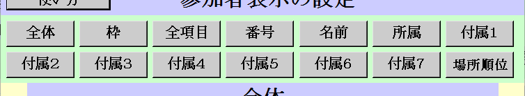 変更する項目を選択するボタン